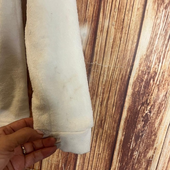 Cynthia Rowley Girl’s Holiday Fuzzy Sequin Hot Cocoa Sweater Size Large - Picture 9 of 10